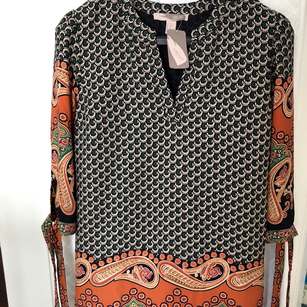Forever 21 paisley dress